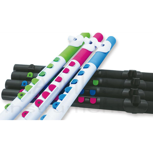 Flute traversière pour enfant Nuvo Toot N430 blanche et rose